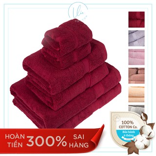 Khăn tắm cao cấp VIECOTTON HNCT1 100% cotton siêu dày siêu mềm mịn thấm hút cam kết giao đúng màu