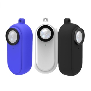 Ốp lưng silicone bảo vệ ống kính máy ảnh cho insta360 go 2 insta 360 go2