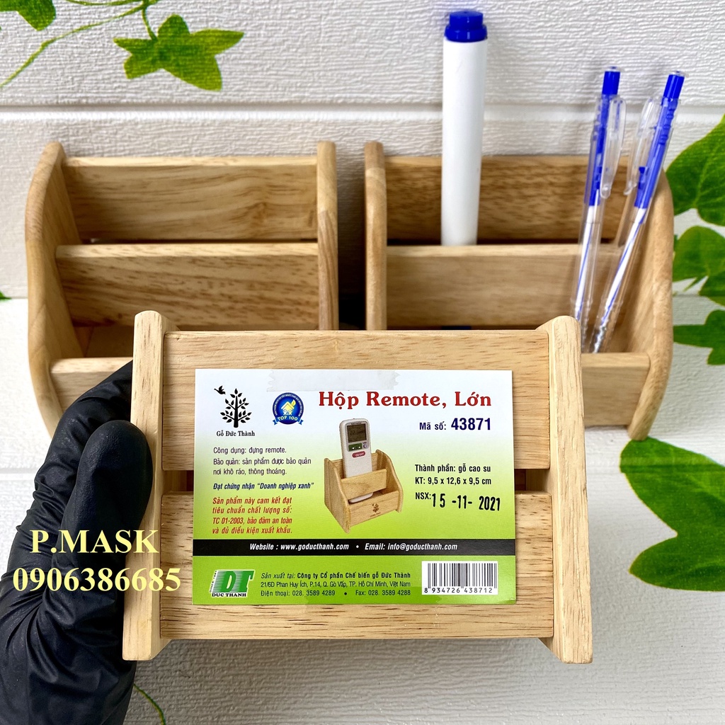Hộp Đựng Remote Lớn Gỗ Đức Thành 43871