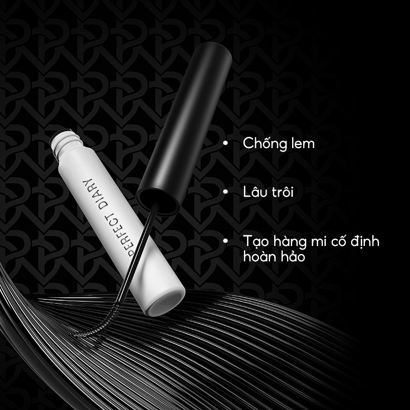 Mascara Chuốt Mi Perfect Diary Lâu Trôi Chống Thấm Nước 2 Màu Tùy Chọn 4.5g