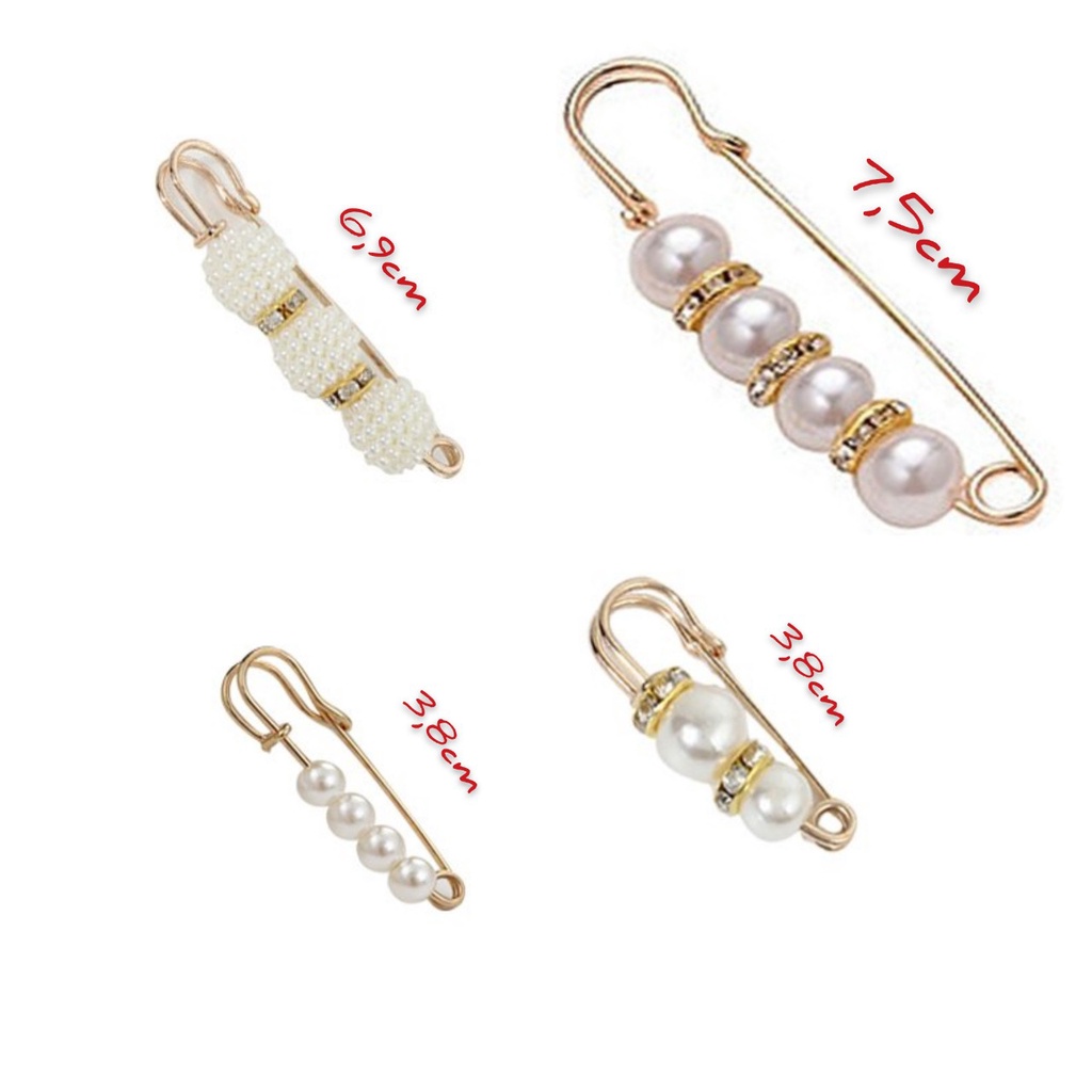 Ghim cài quần áo điều chỉnh thu nhỏ lưng eo quần váy cài áo đính hạt siêu sang xinh PK20