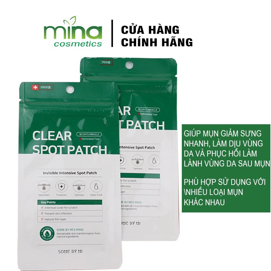 Miếng Dán giảm Mụn Some By Mi Clear Spot Patch 18pcs | BigBuy360 - bigbuy360.vn