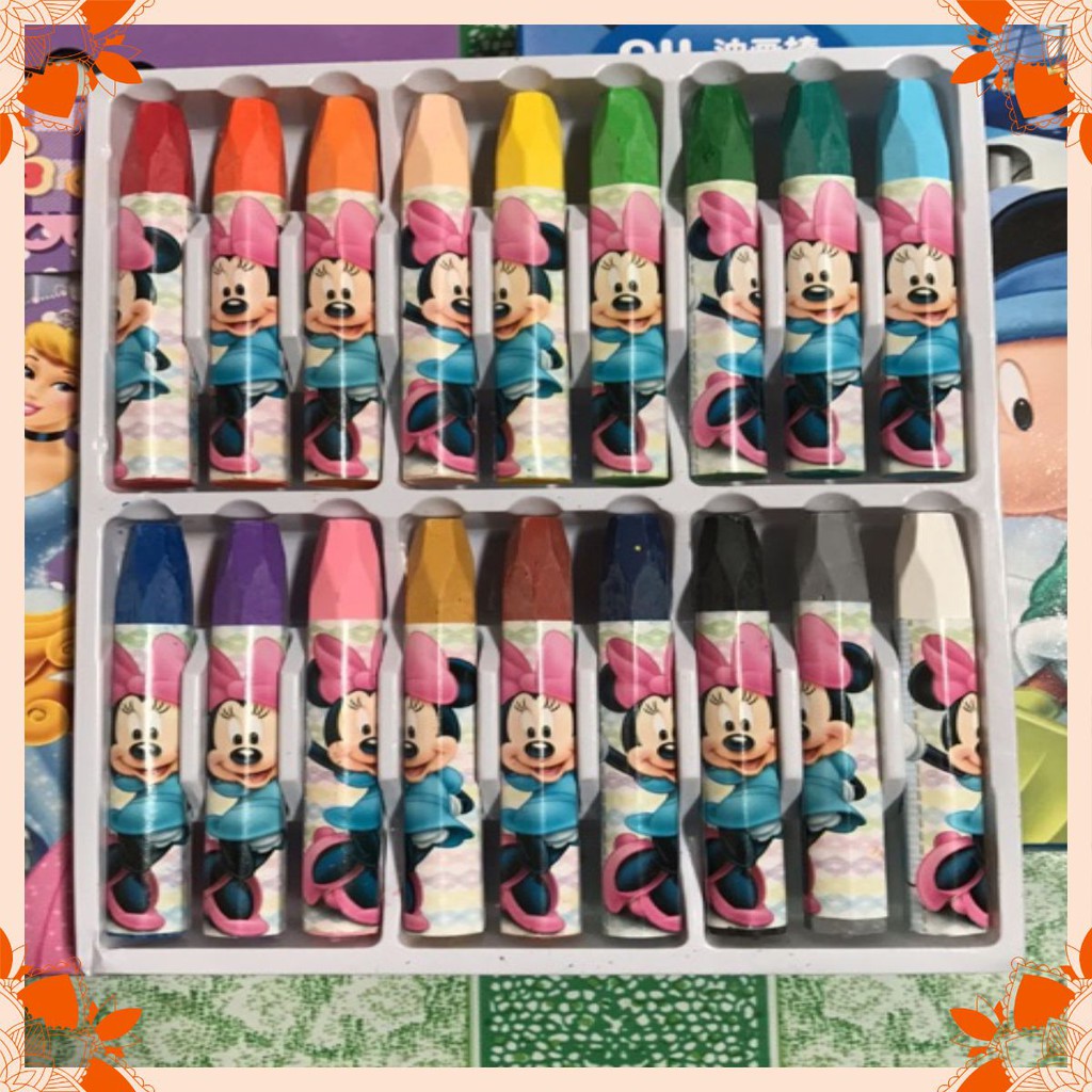 Sáp dầu pastel 18 màu