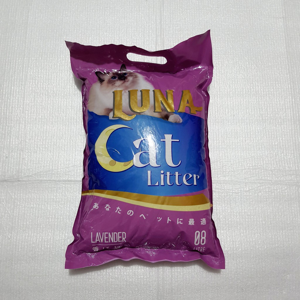 CAT LUNA LITTER  8LCát vệ sinh cho mèo  Cát vệ sinh khử mùi diệt khuẩn cho mèo - Titipét