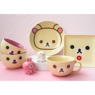 Bộ Bát Đĩa Gấu Trắng Korilakkuma (Bán Lẻ)