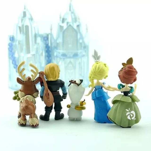 Mô Hình Búp Bê Công Chúa Trong Phim Frozen Chibi Dễ Thương