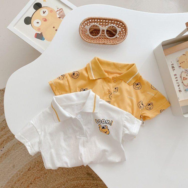 Áo polo bé trai, polo trẻ em,áo polo cộc tay, áo thun cho bé thời trang Hàn Quốc 8-25kg