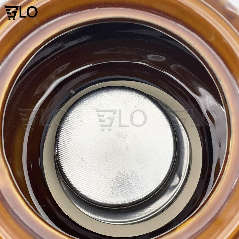 [Hỏa Tốc HCM] Ấm Siêu Sắc Thuốc Bắc 2.8L Kèm Vòng Sứ Cao Cấp