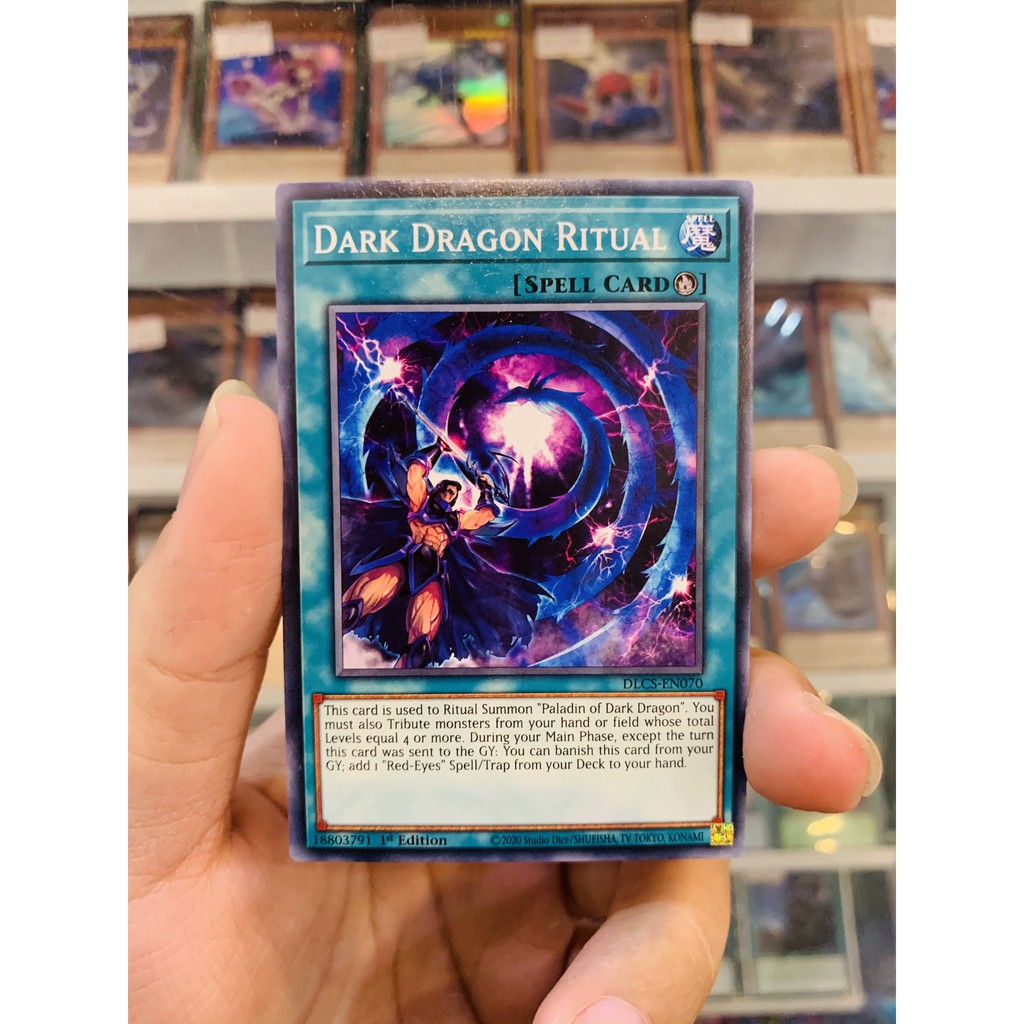 Thẻ Bài Lẻ YugiOh! Mã DLCS-EN070 - Dark Dragon Ritual - Common - 1st Edition