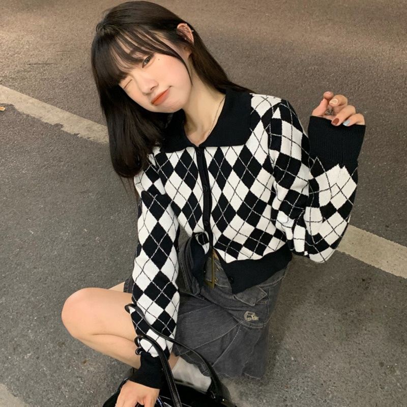 Áo thun tay dài cổ polo thời trang cho nữ