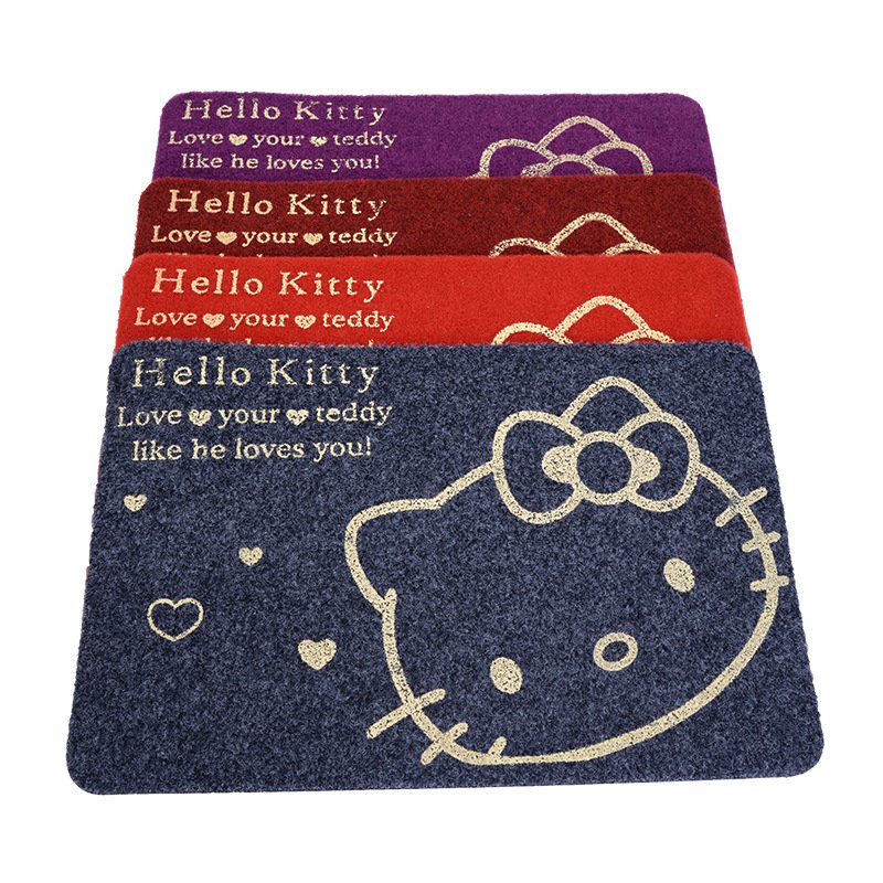 Thảm lau chân mèo Hello kitty cute