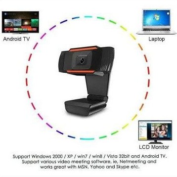 Webcam Tự Động X8Hd 480p Cho Máy Tính