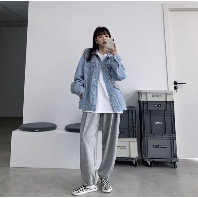 [ TIỀN NÀO CỦA ĐẤY ] ÁO KHOÁC JEANS NỮ FREESIZE PHÙ HỢP CHO NHỮNG BẠN DƯỚI 65kg | BigBuy360 - bigbuy360.vn