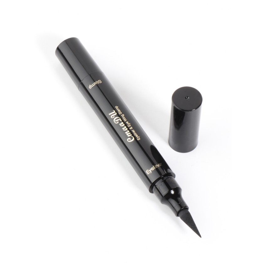 Bút kẻ mắt hai đầu màu đen CmaaDu không thấm nước và không phai | BigBuy360 - bigbuy360.vn