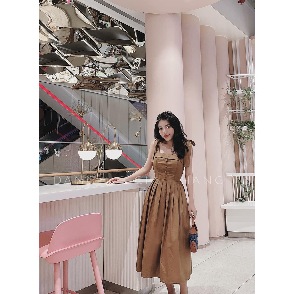 Váy 2 Dây Buộc, đệm ngực 4 màu siêu chảnh ( kèm ảnh thật ) | BigBuy360 - bigbuy360.vn