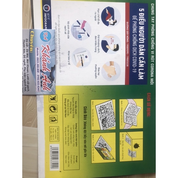 ( MUA 10 TẶNG 1) KEO BẪY CHUỘT, KEO DÍNH RUỒI, THẰN LẰN CỰC DÍNH, MIẾNG DÁN CHUỘT