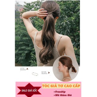TÓC GIẢ CỘT 💕 FREESHIP 💕💕Tóc Cột Dây Quấn - Tóc Cột Xoăn