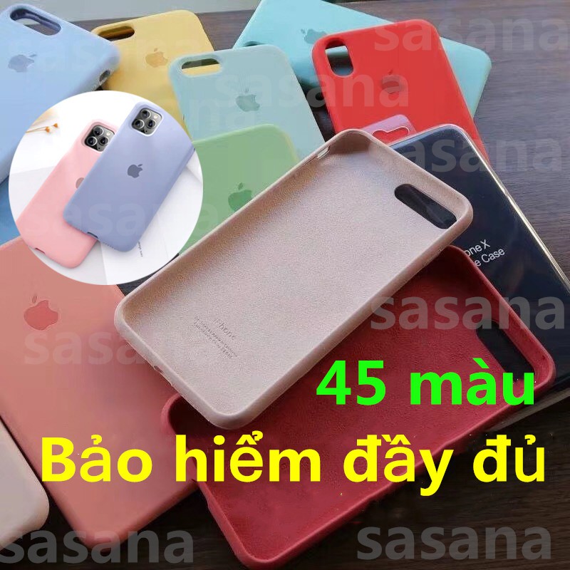 Ốp điện thoại silicon màu trơn cho iPhone 12 12 PRO MAX /12MINI /11 Pro Max X XS Max XR 7 8 6s 6P 7P 8P | BigBuy360 - bigbuy360.vn