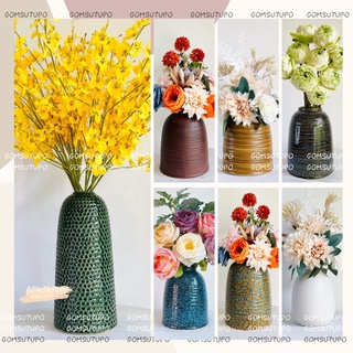 CHUÔNG Gốm Cắm Sen , Đào Tết , Tuyết Mai - Bình Hoa Gốm Trang Trí Decor - gomsutupo Bát Tràng