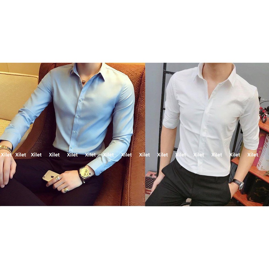 Áo sơ mi nam 5 màu siêu đẹp giá gốc tận xưởng của Xilet