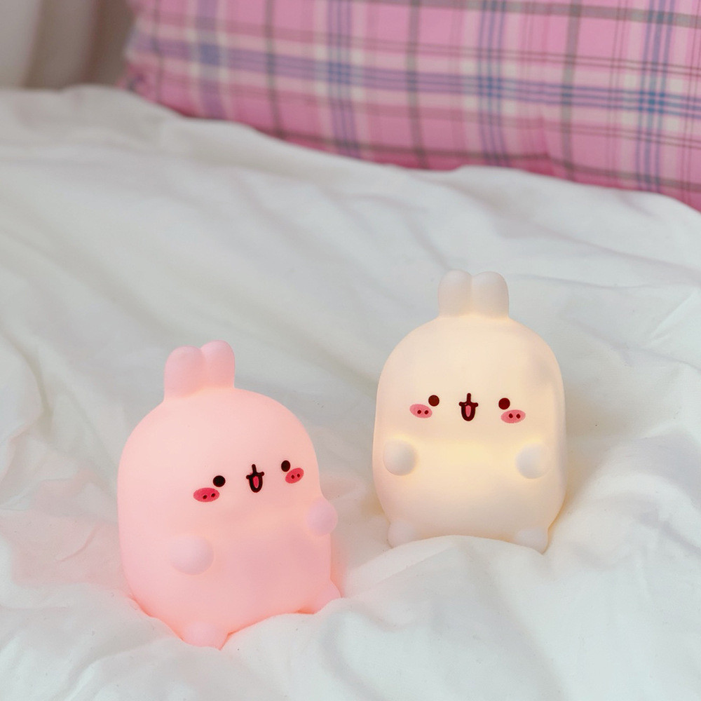 Đèn ngủ thiết kế thỏ hoạt hình xinh xắn dễ thương chất lượng cao