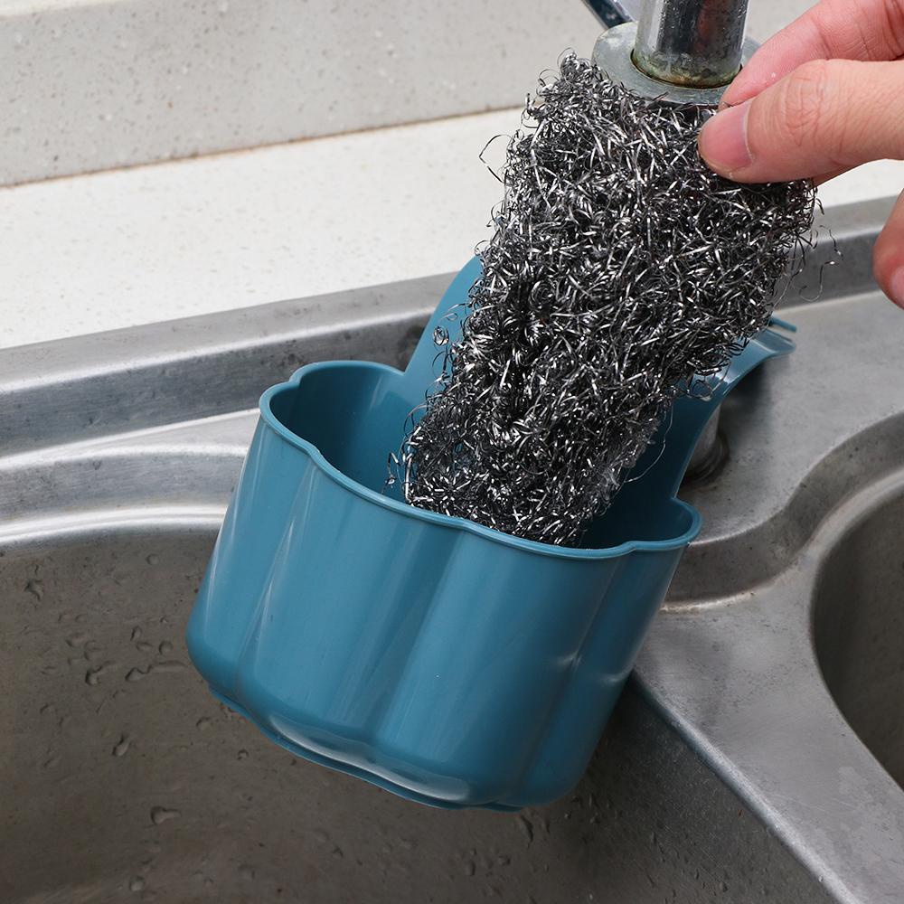 Giá Đỡ Miếng Bọt Biển Rửa Chén Gắn Vòi Nước Thân Thiện Với Môi Trường