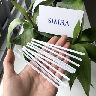 combo 10 thanh nẹp nhựa PE 2 lõi kẽm/ 1 lõi kẽm làm khẩu trang y tế, dây buộc