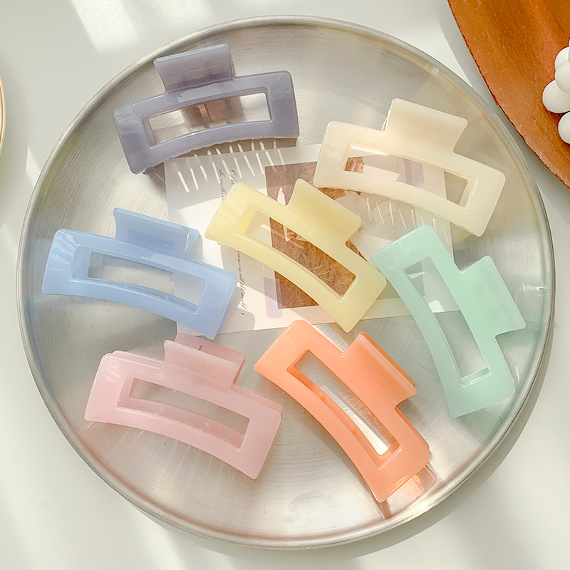 Geometric hair clip clip large hair clip female acrylic