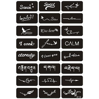 KHUÔN VẼ HENNA DÙNG NHIỀU LẦN( INBOX CHỌN KHUÔN) (không kèm mực)