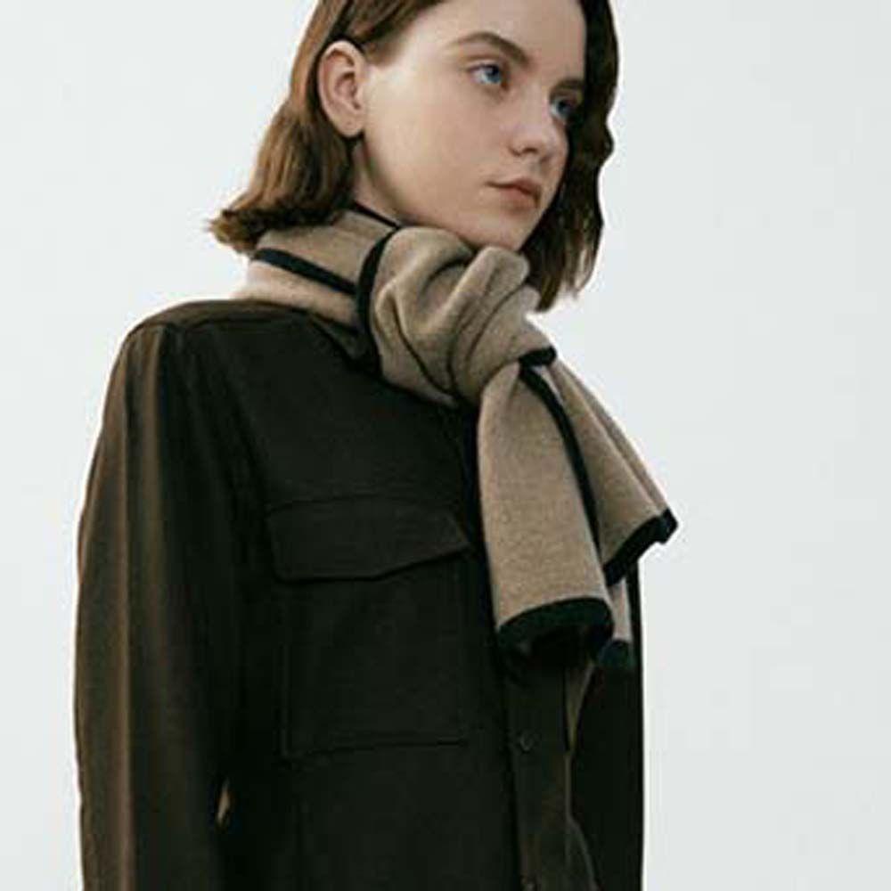 Khăn Choàng Cổ Dài Giả Pashmina Ấm Áp Thời Trang Thu Đông Cho Nữ