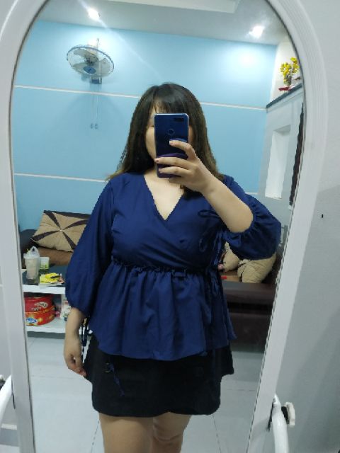 Bigsize Áo peplum tay lỡ (có hình thật) | BigBuy360 - bigbuy360.vn