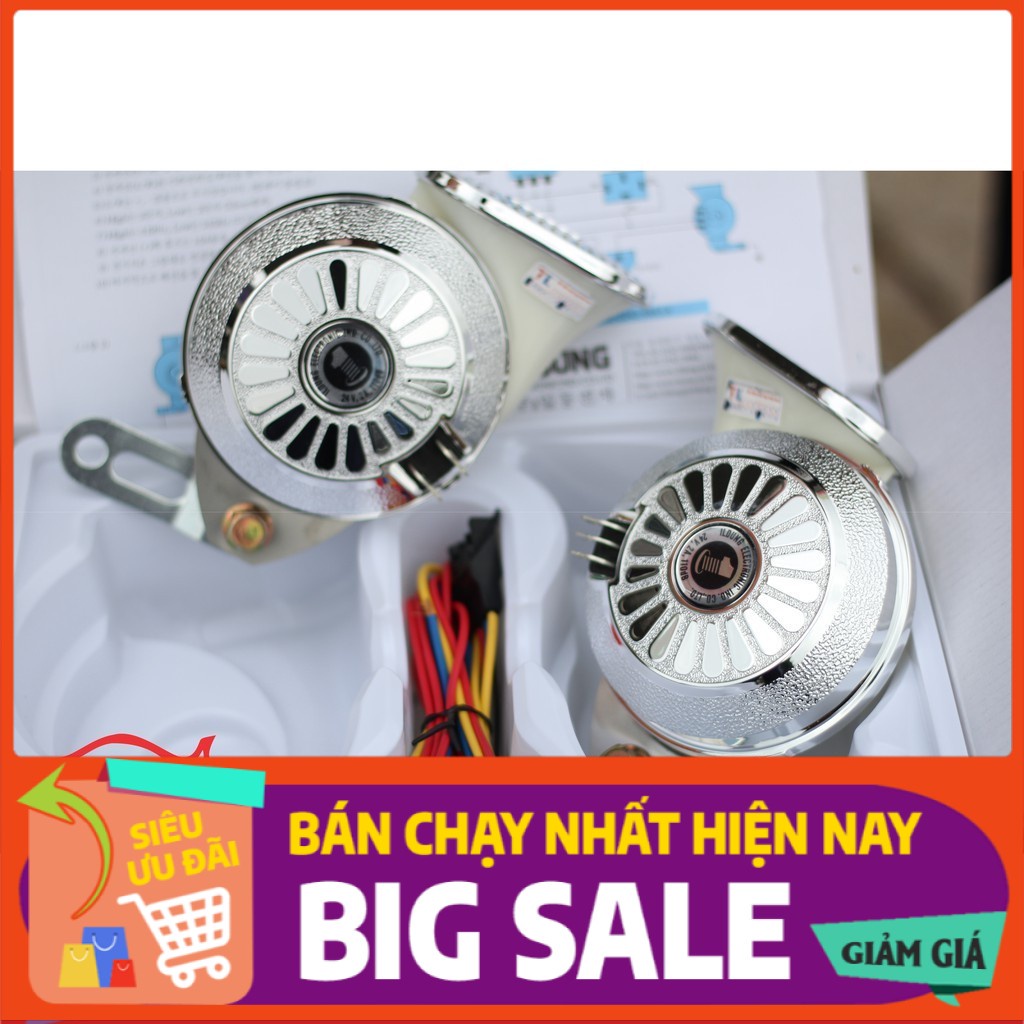 Còi Ngân ÔTô Hàn Quốc Chính Hãng - 12V+24V - Giá tốt nhất
