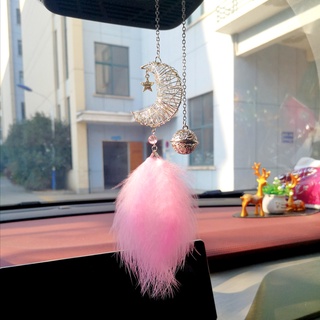 Dreamcatcher Phối Lông Vũ Dễ Thương Treo Trang Trí Xe Hơi