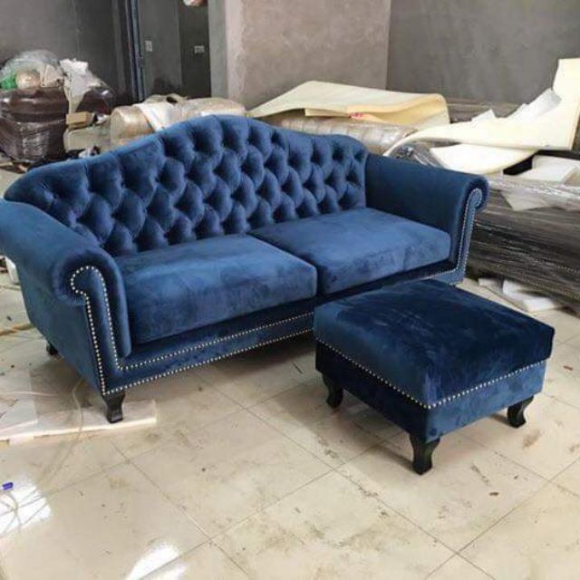 Ghế sofa tân cổ điển nhận làm theo yêu cầu.