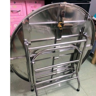 Bàn tròn inox 1m và 1m2