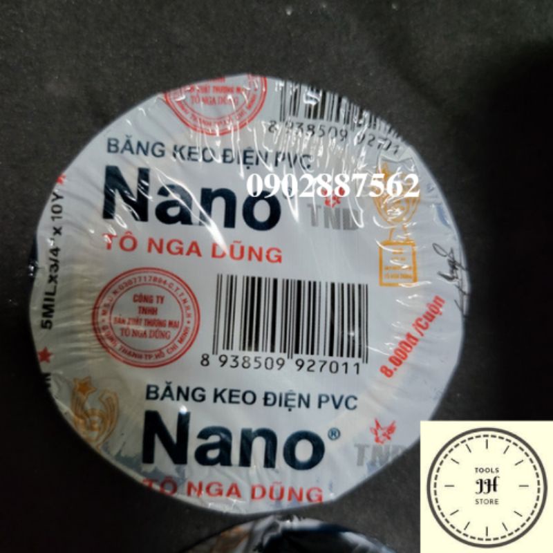 băng keo nano cách điện nhỏ 10ya cuộn nhỏ