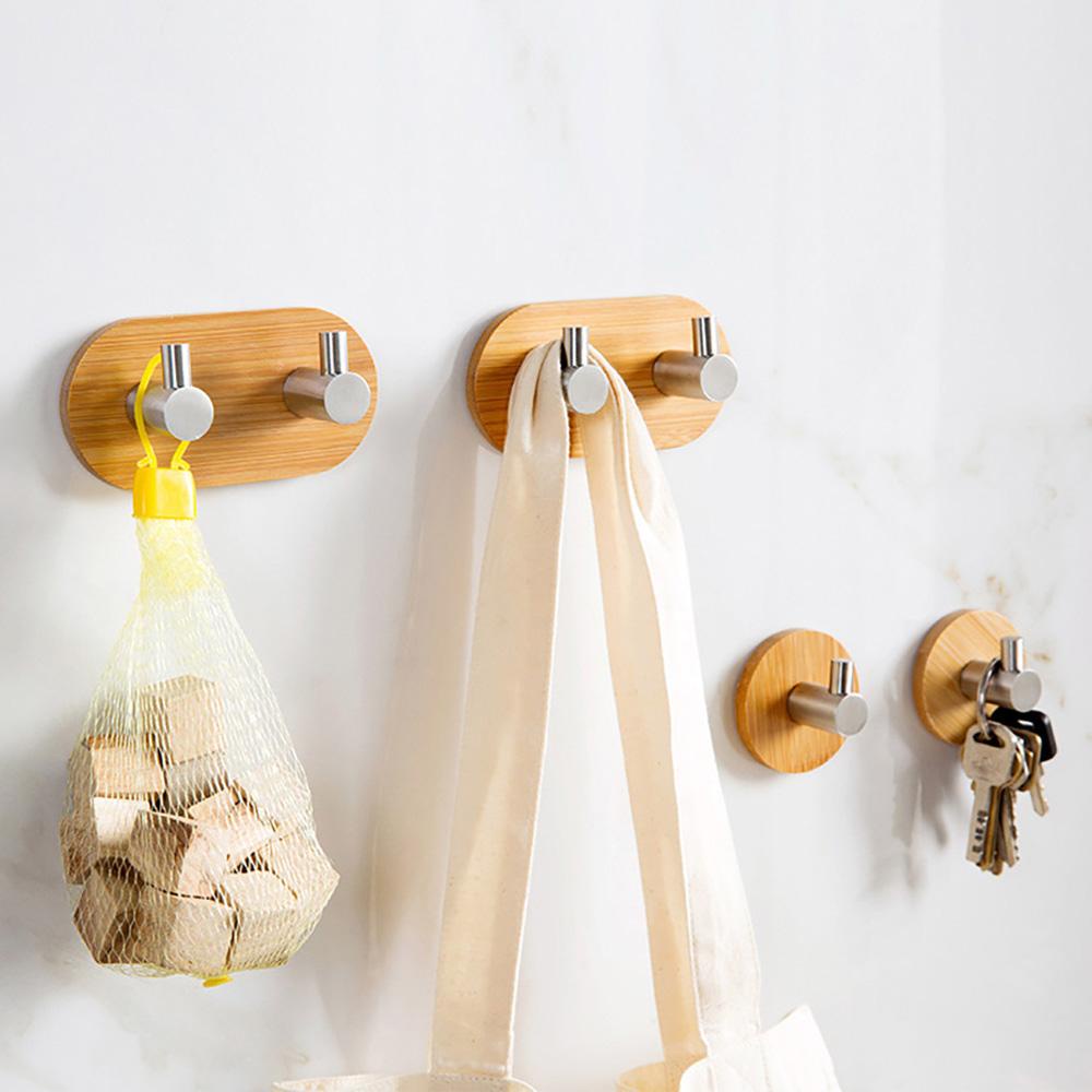 Giá Đỡ Móc Treo Chìa Khóa / Mũ / Khăn Choàng Chống Rỉ Sét Tiện Dụng Cho Nhà Bếp