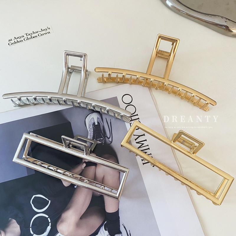 Kẹp Tóc Hình Cá Mập Bằng Kim Loại Phong Cách Thời Trang Độc Đáo