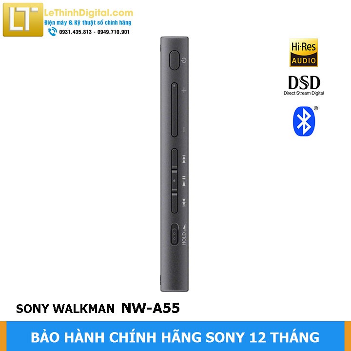 Máy nghe nhạc Hi-res Sony Walkman NW-A55 | Hãng phân phối | Bảo hành chính hãng 12 tháng toàn quốc