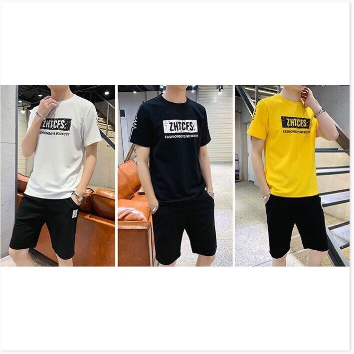 SET BỘ THUN HÈ THỂ THAO NAM CỰC CHẤT , SIÊU HOT HÈ 2021 KOKO MI STORE