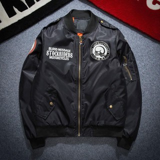 [Ảnh thật 100%] ÁO KHOÁC BOMBER US - STOCK.RIDERS