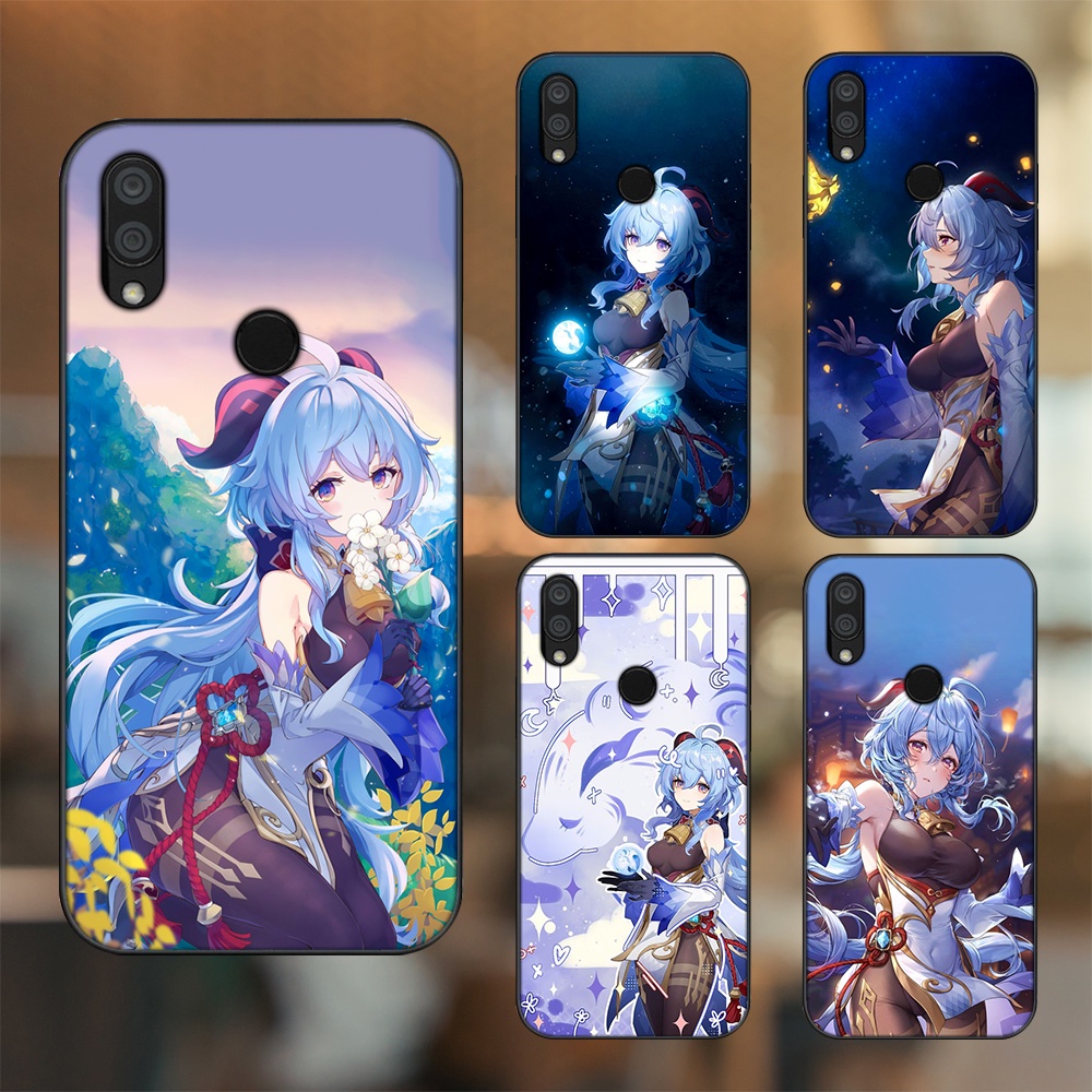 Ốp lưng Xiaomi Redmi 7 viền đen in hình Ganyu Genshin Impact