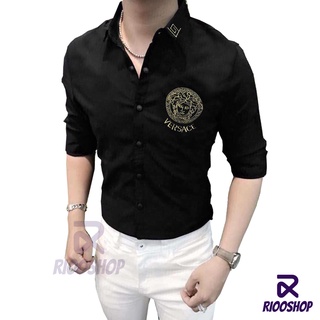 [XẢ KHO] Áo sơ mi nam nữ trắng và đen dài tay Vers cực đẹp hàng cao cấp RSM006