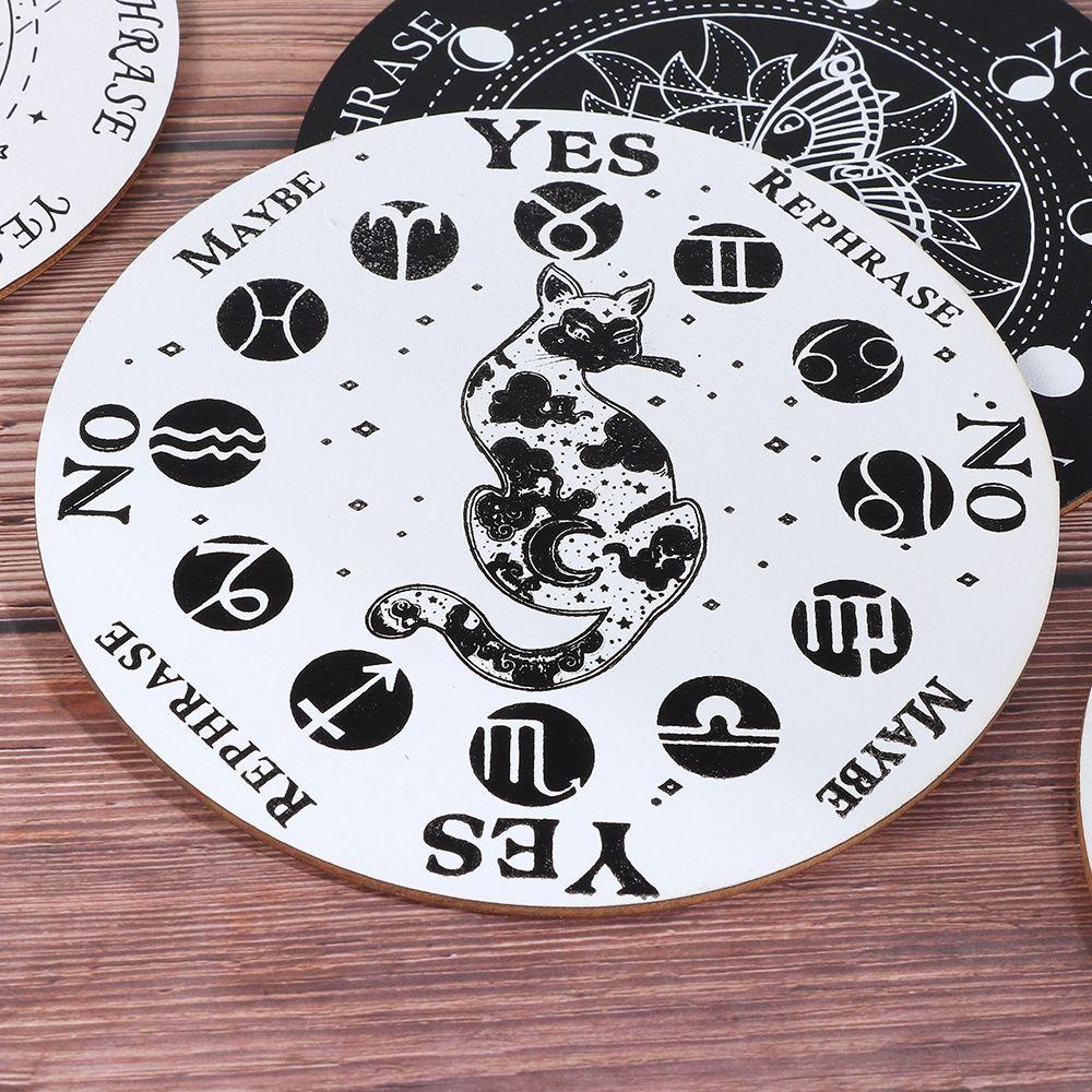 Bảng Hiệu Treo Tường Trang Trí Họa Tiết Ngôi Sao Mặt Trăng Mặt Trời Màu Trắng Đen