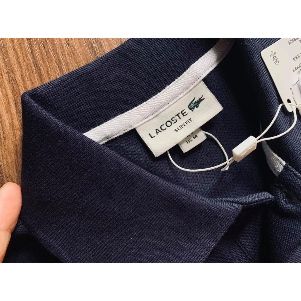 Áo polo cộc tay nam Lc chữ thêu