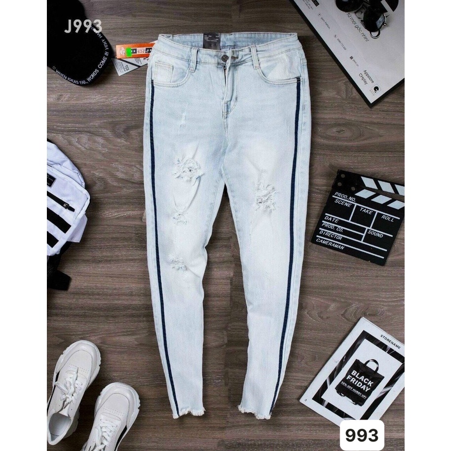 Quần Jean Nam Mẫu Mơi 💝Freeship💝 Quần Bò Nam Rách Xước Quần Rin Nam Cao Cấp HU426 | BigBuy360 - bigbuy360.vn
