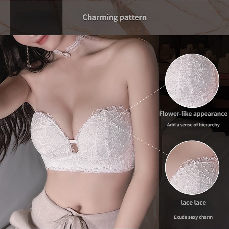 Áo Lót Nâng Ngực Không Dây Chống Trượt Dành Cho Nữ