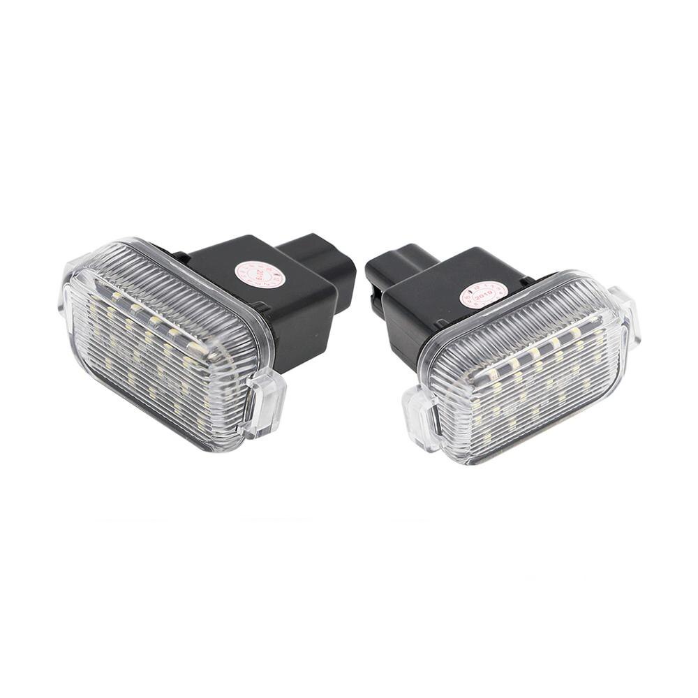 Set 2 Đèn LED Ánh Sáng Trắng Gắn Biển Số Xe Ô Tô Mazda A / T  2014-2020 For Mazda 3 Hatchback 2014-2018