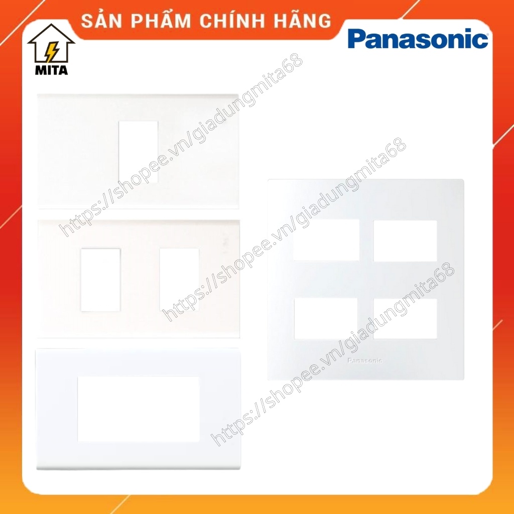 Mặt 1,2,3,4 Panasonic Wide - Thiết bị điện Panasonic - MITA