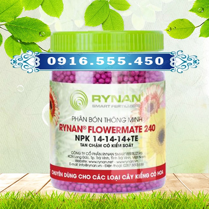 Phân tan chậm Ryan 14 -14 -14 + TE Tích lũy các chất trong cây, chuẩn bị cho giai đoạn ra hoa